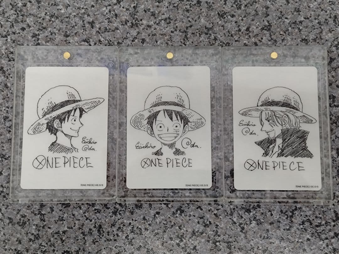 PSA10 鑑定向け 未鑑定 素体 ルフィ 尾田先生描き下ろしイラスト