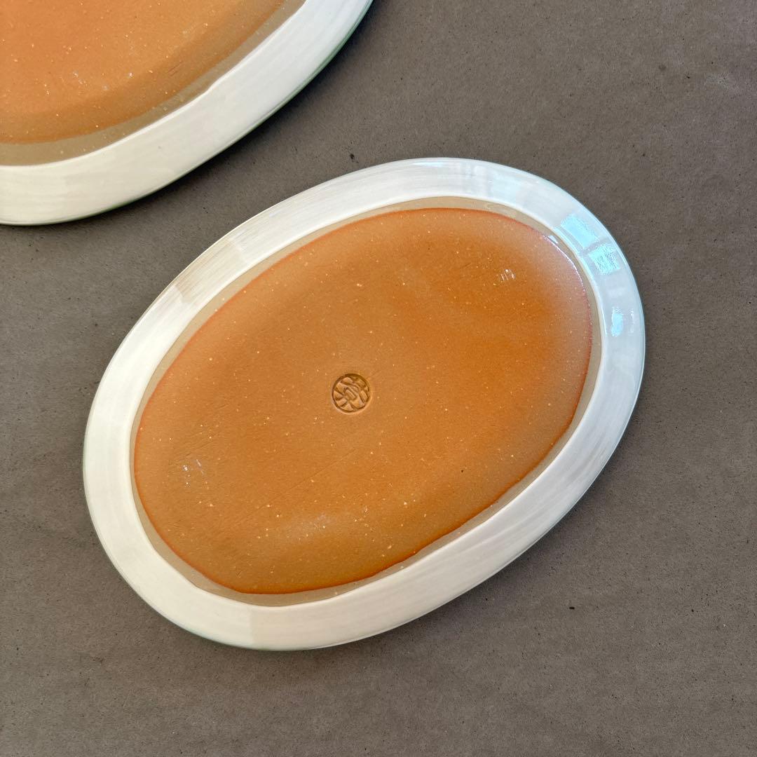 《ほぼ新品》美品　陶あん　京焼　清水焼　銘々皿　福寿草　色絵付け　陶葊　皿