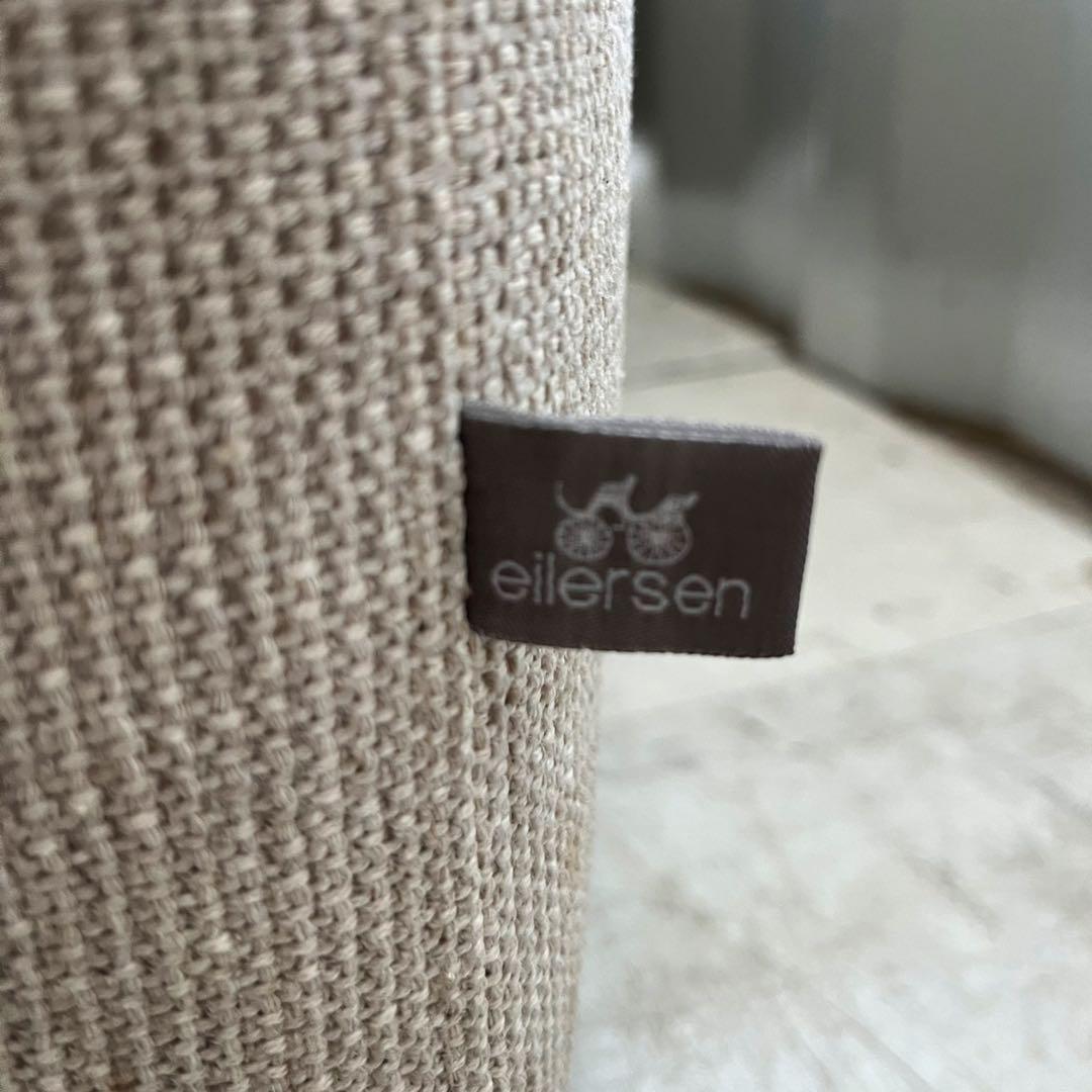 取付無料！アクタス アイラーセン 北欧モダン アイボリーファブリック1Pソファ✨