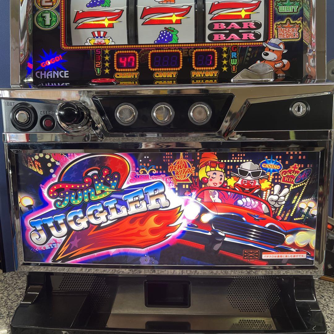 ファンキージャグラー2 パチスロ実機 コイン不要機付 ✨送料無料