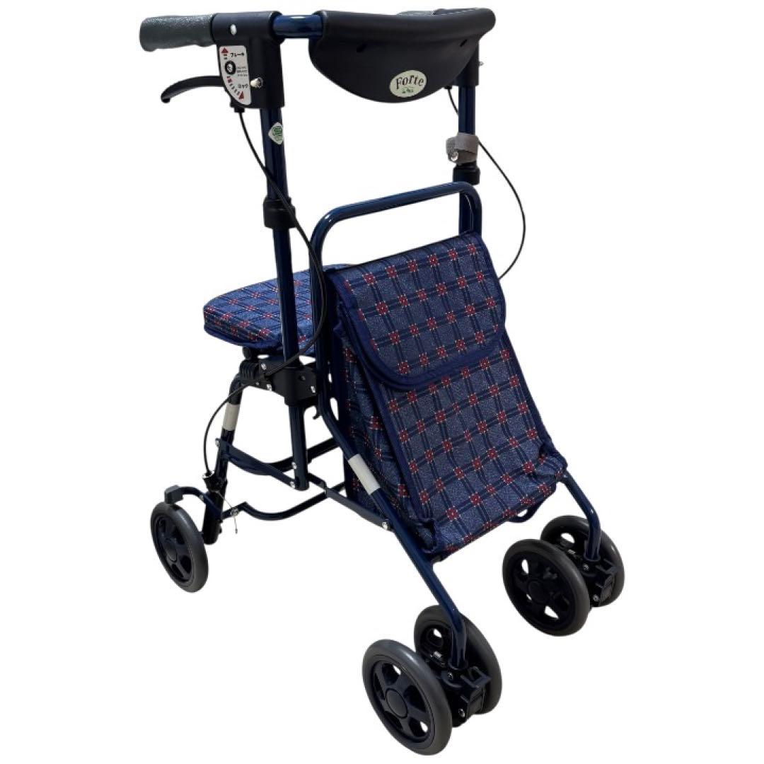 新品同様 島製作所 SHIMA フォルテ シルバーカー 手押し車