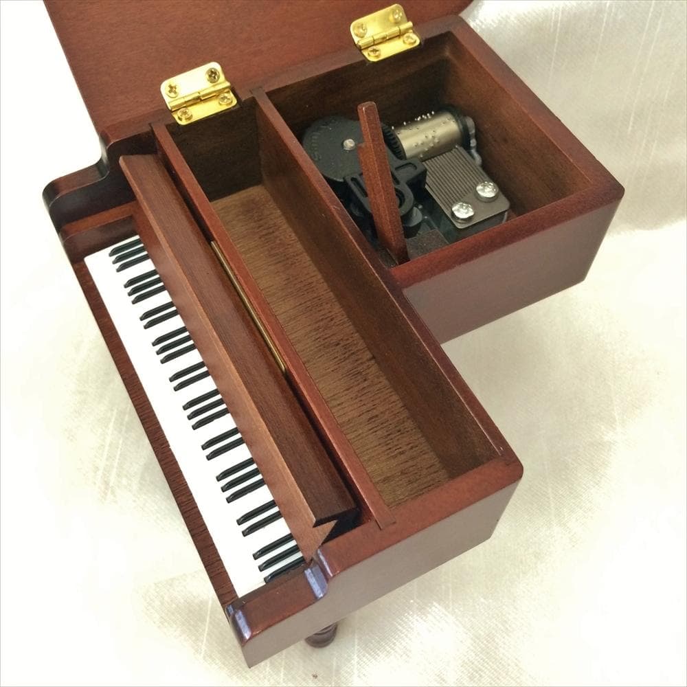 ミニ アンティーク グランドピアノ オルゴール カノン(パッヘルベル)