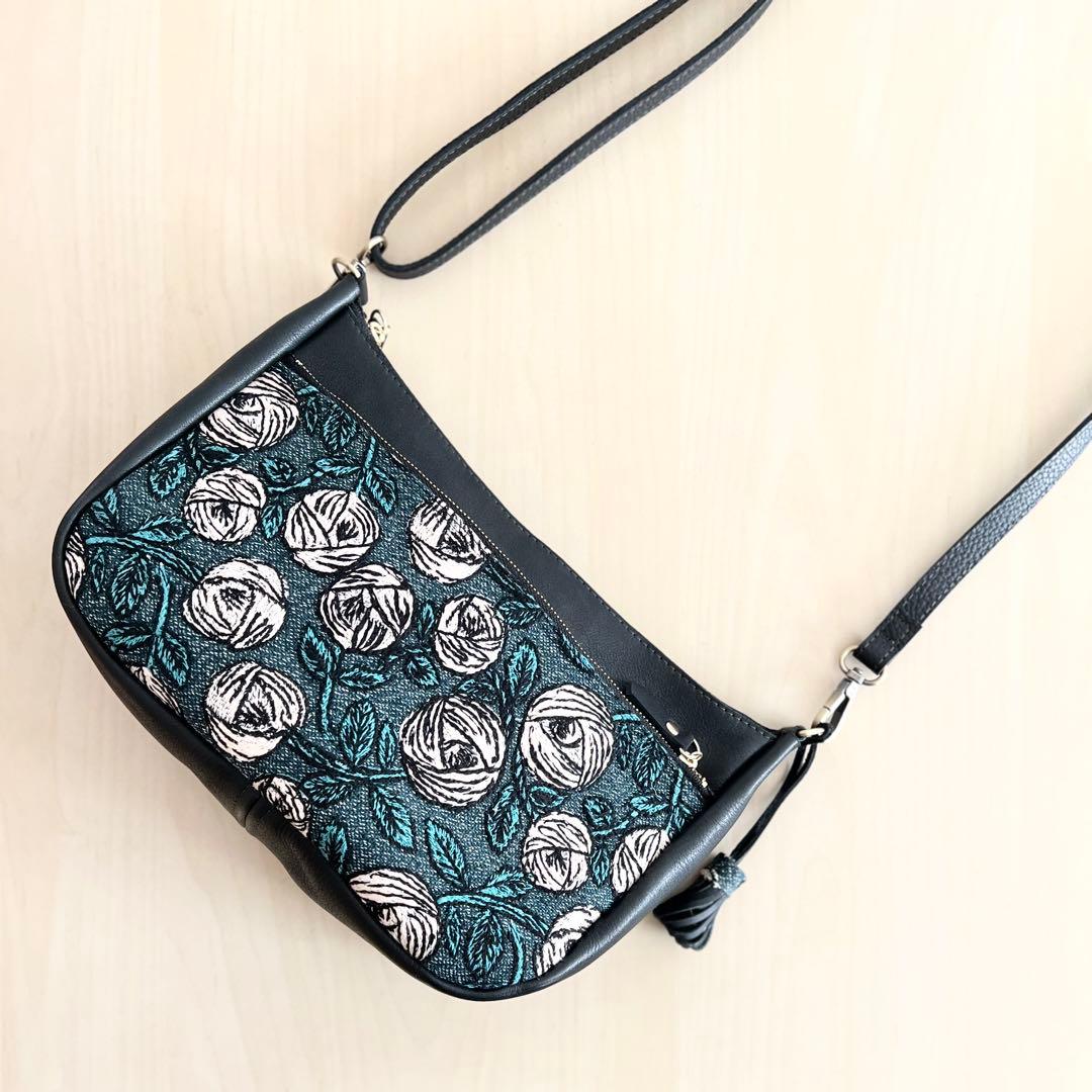 本革&rosy ショルダーバッグ　TB602-041