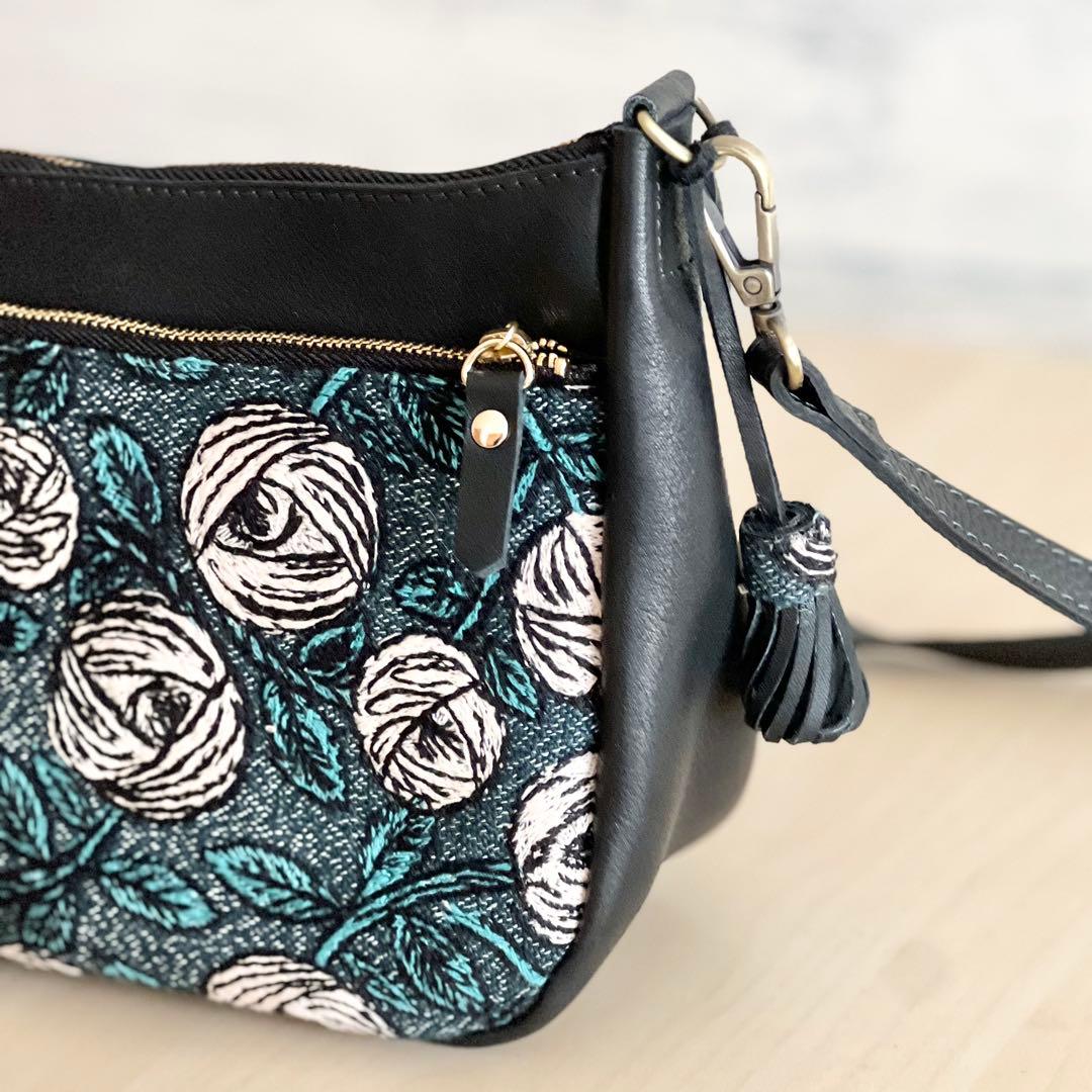 本革&rosy ショルダーバッグ　TB602-041