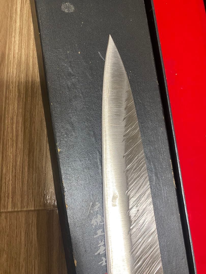 黒崎 優 牛刀包丁 300mm 特注 風神 ターコイズ柄 SG2 - メルカリ