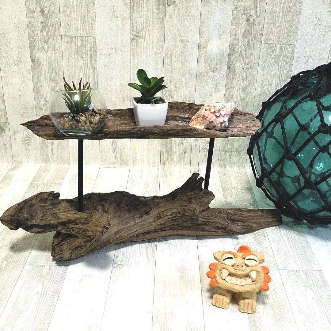 流木インテリア 流木ディスプレイ棚 流木雑貨 流木ハンドメイド - メルカリ