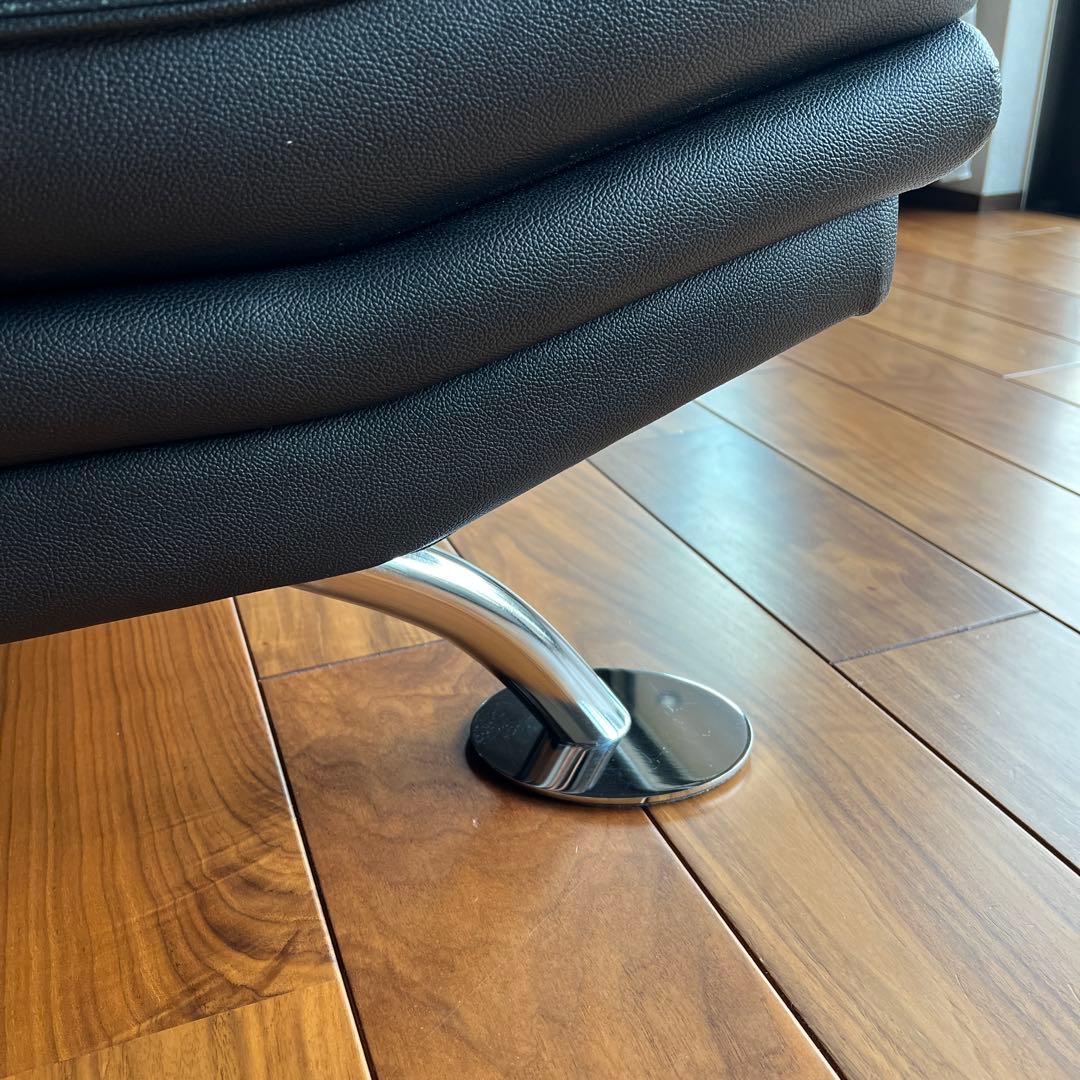 ニトリ　本革カウチソファ　4人掛け