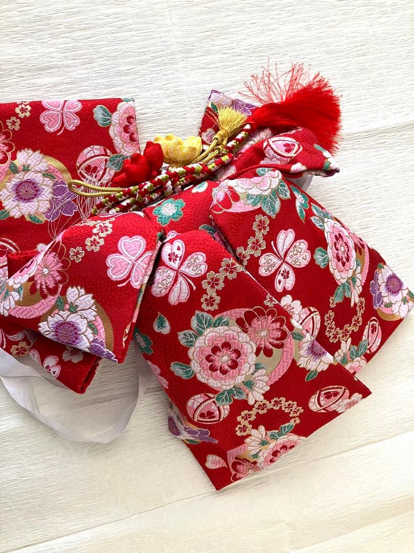 ７歳七五三 水色花柄着物セット