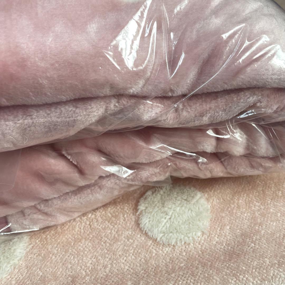 【新品未使用】ディズニー 合わせ毛布 ピンク シングル 2セット