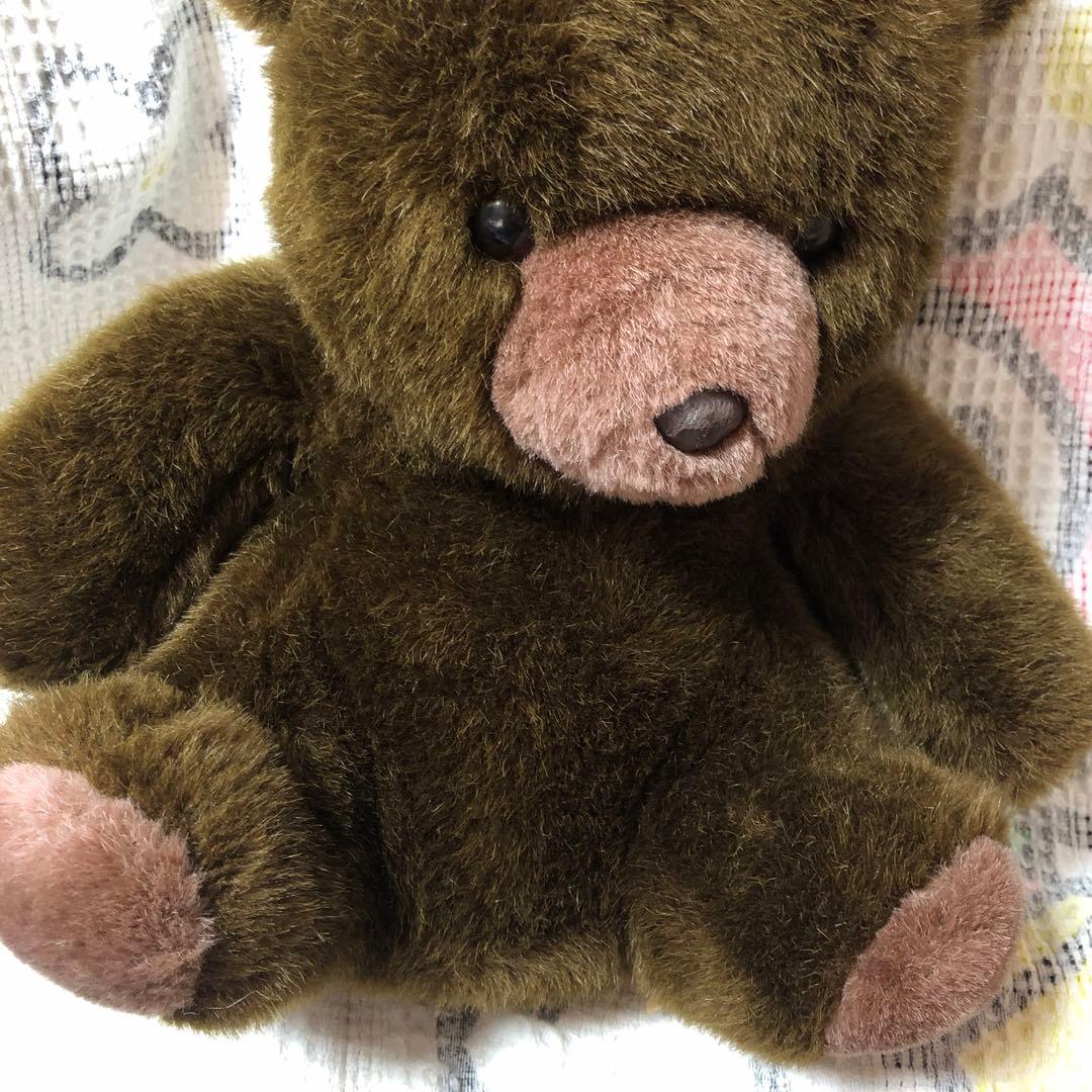 昭和レトロ ヴィンテージ ぬいぐるみの三英 クマ ぬいぐるみ 中古品
