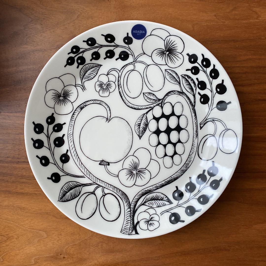 【新品、未使用】ALABIA アラビア ブラック パラティッシ 21㎝ 4枚