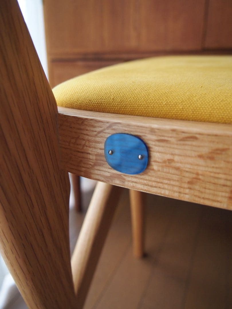 ミナペルホネン マルニ木工 デルタチェアB ハンドメイド 生地