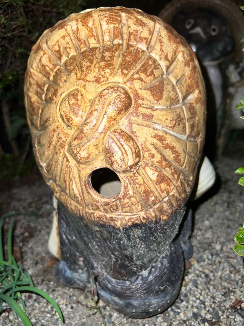 狸の置物　信楽焼