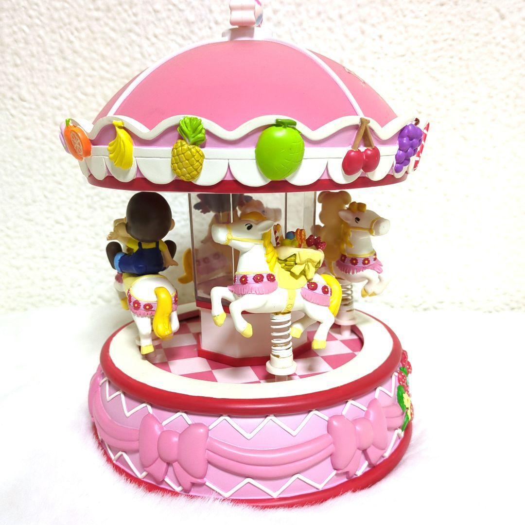 美品】ペコちゃん メリーゴーランド キャンディポット 2005 懸賞品