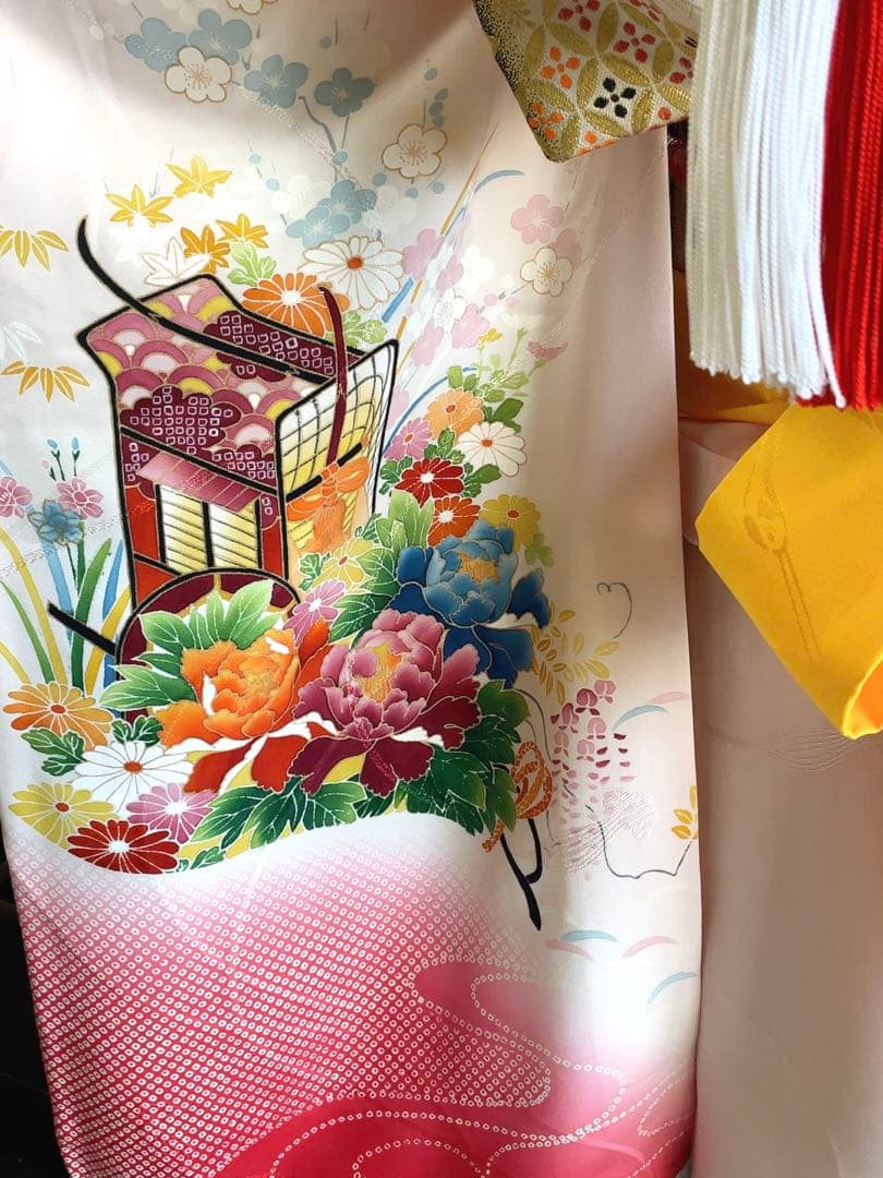 七五三7歳御所車草花文フルセット