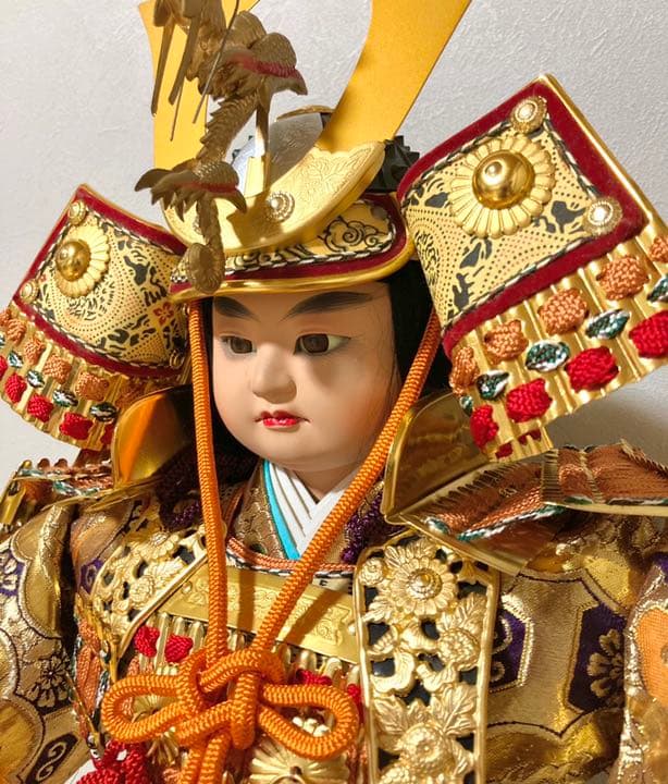 子供陣大将 陣屋飾り 登龍 五月人形 こどもの日