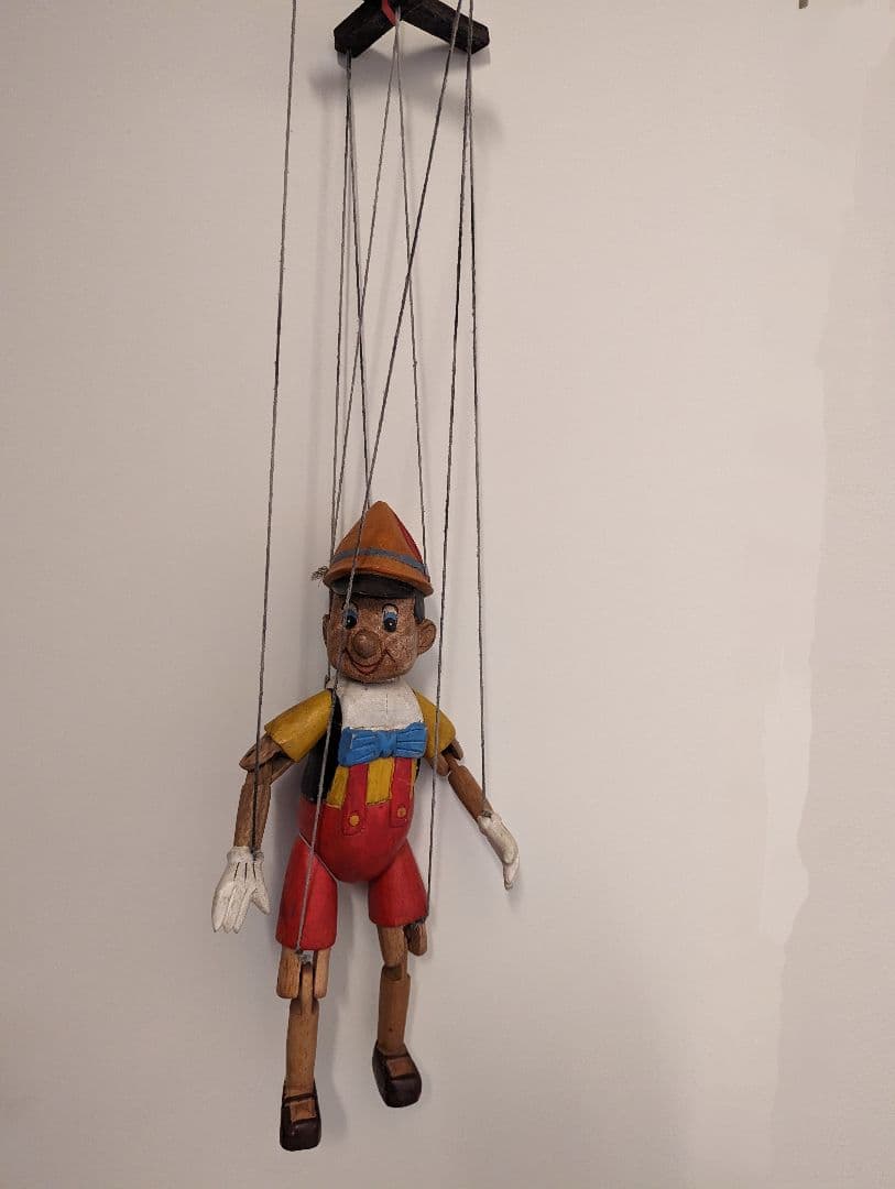 ピノキオ あやつり人形 木製 ヴィンテージ