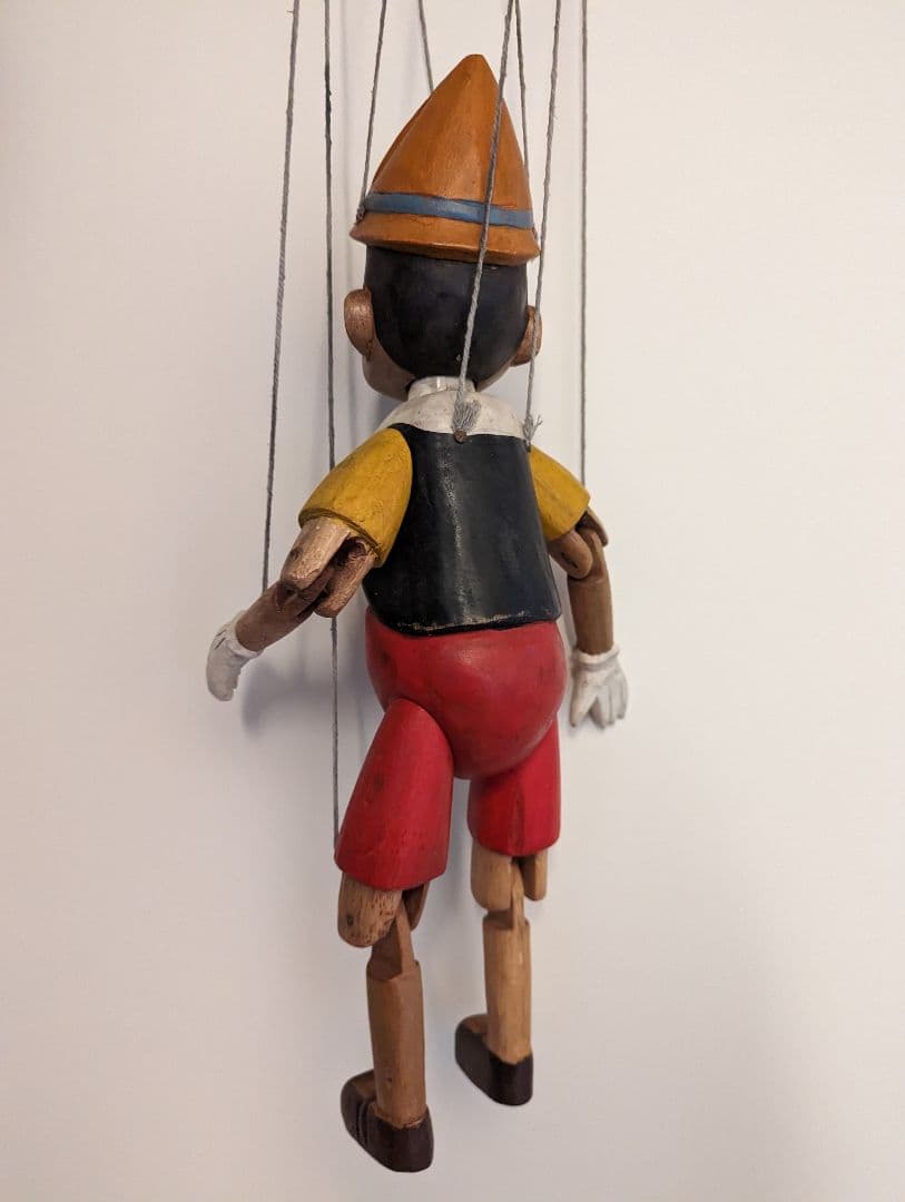 ピノキオ あやつり人形 木製 ヴィンテージ