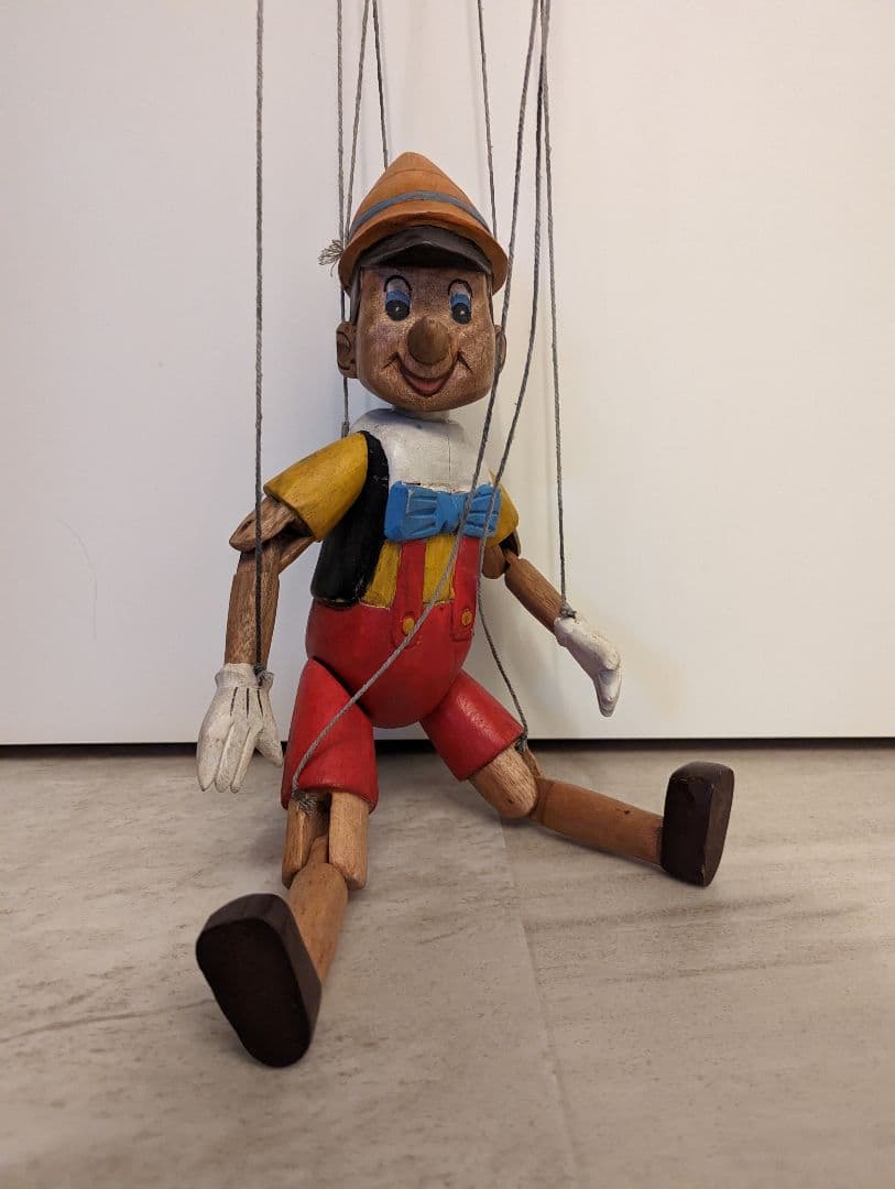 ピノキオ あやつり人形 木製 ヴィンテージ
