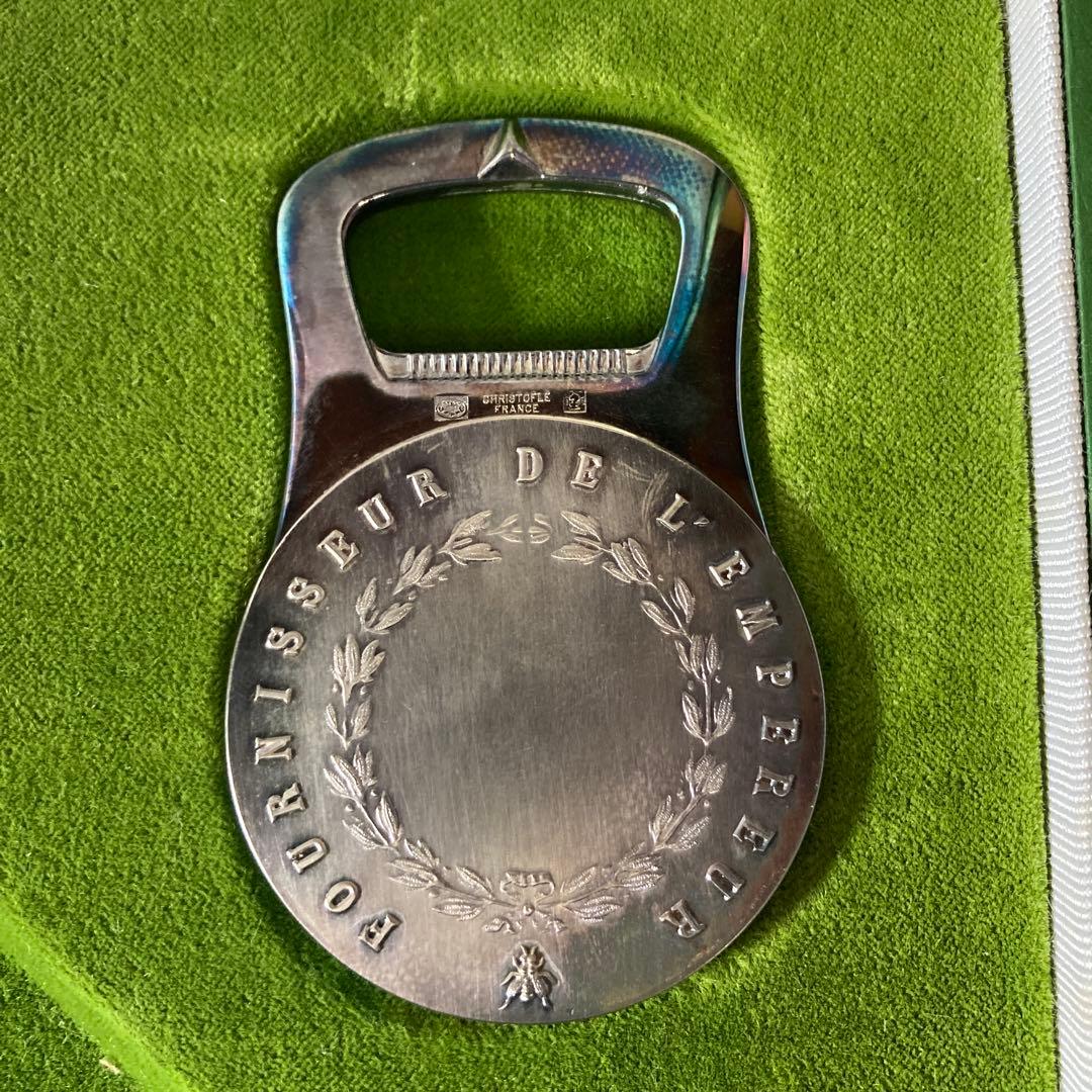 激レア　クリストフル　NAPOLEON　ペーパーナイフ　トレイ　栓抜き　銀仕上