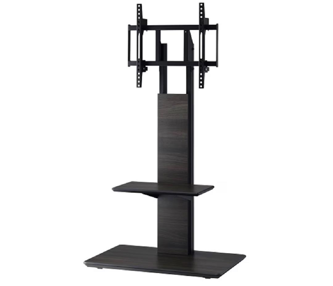 超美品✨ ハヤミ ～55V型対応ダークブラウン木目テレビスタンド