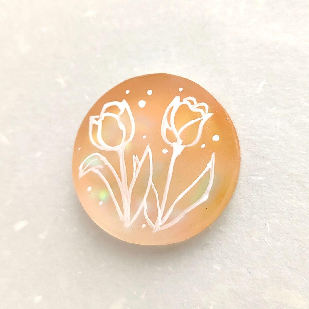 【775】ハンドメイド　レジン　ヘアゴム　ポニーフック