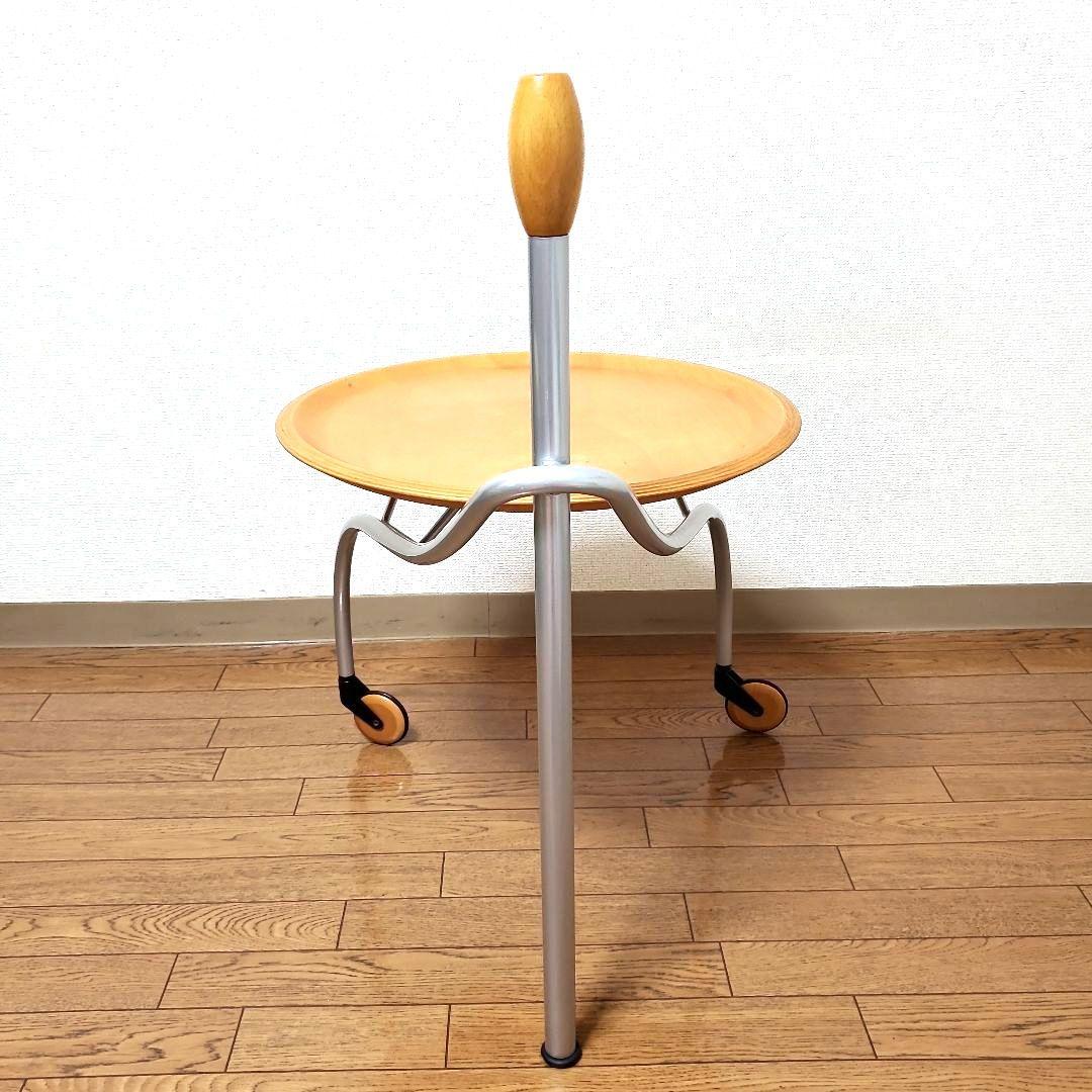 【北欧スタイル】キャスターワゴン　サイドテーブル アンティーク ヴィンテージ