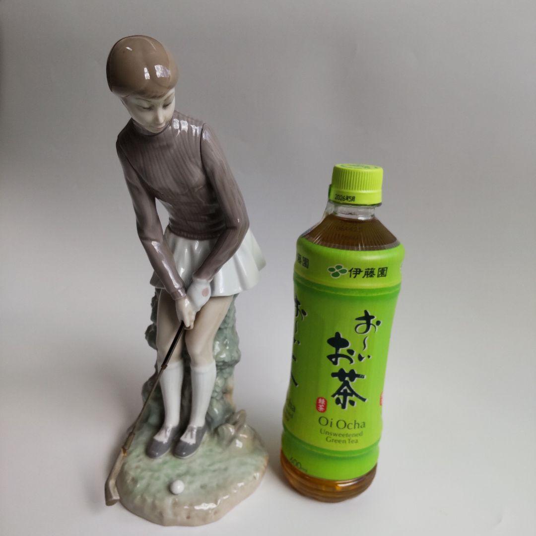 美品 LLADRO リヤドロ フィギュリン レディゴルファー ナイスパット 絶版