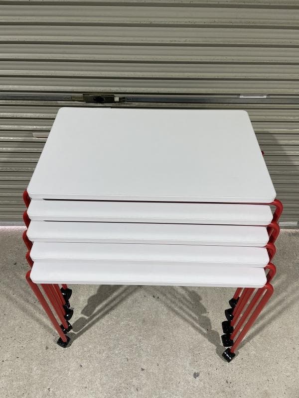 美品】オカムラ スプリント MT40AB MHF1 5台 スタッキングテーブル