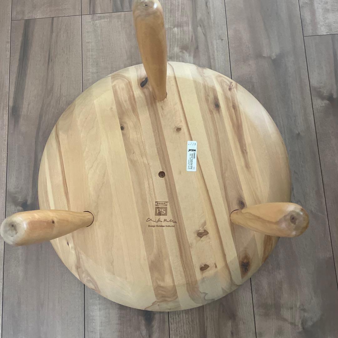 ヴィンテージ Ikea Karljohan　パイン無垢材 サイドテーブル