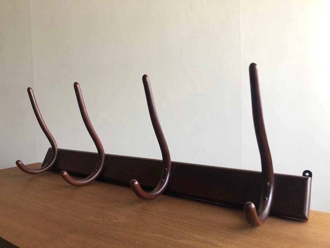 ヴィンテージ 秋田木工社製 壁掛けラック ウォールハンガーラック 帽子掛け