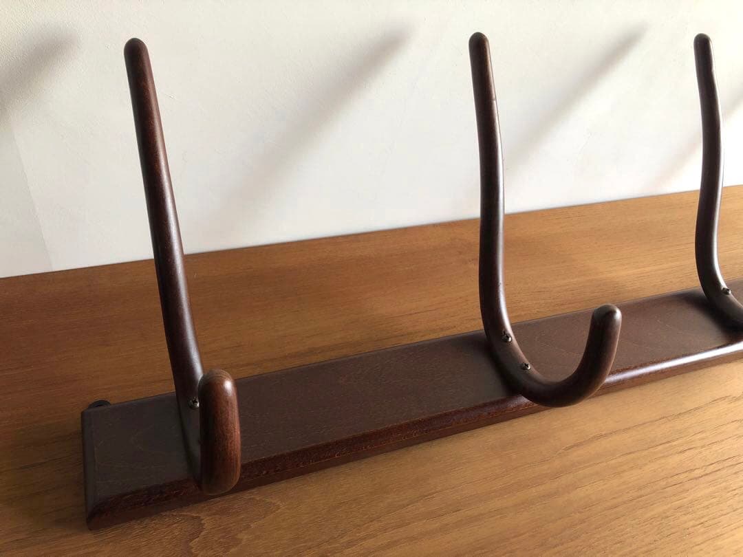 ヴィンテージ 秋田木工社製 壁掛けラック ウォールハンガーラック 帽子掛け