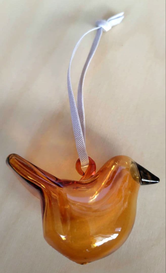 イッタラ  ミニ ガラス バード 3個セット （ミックスカラー）