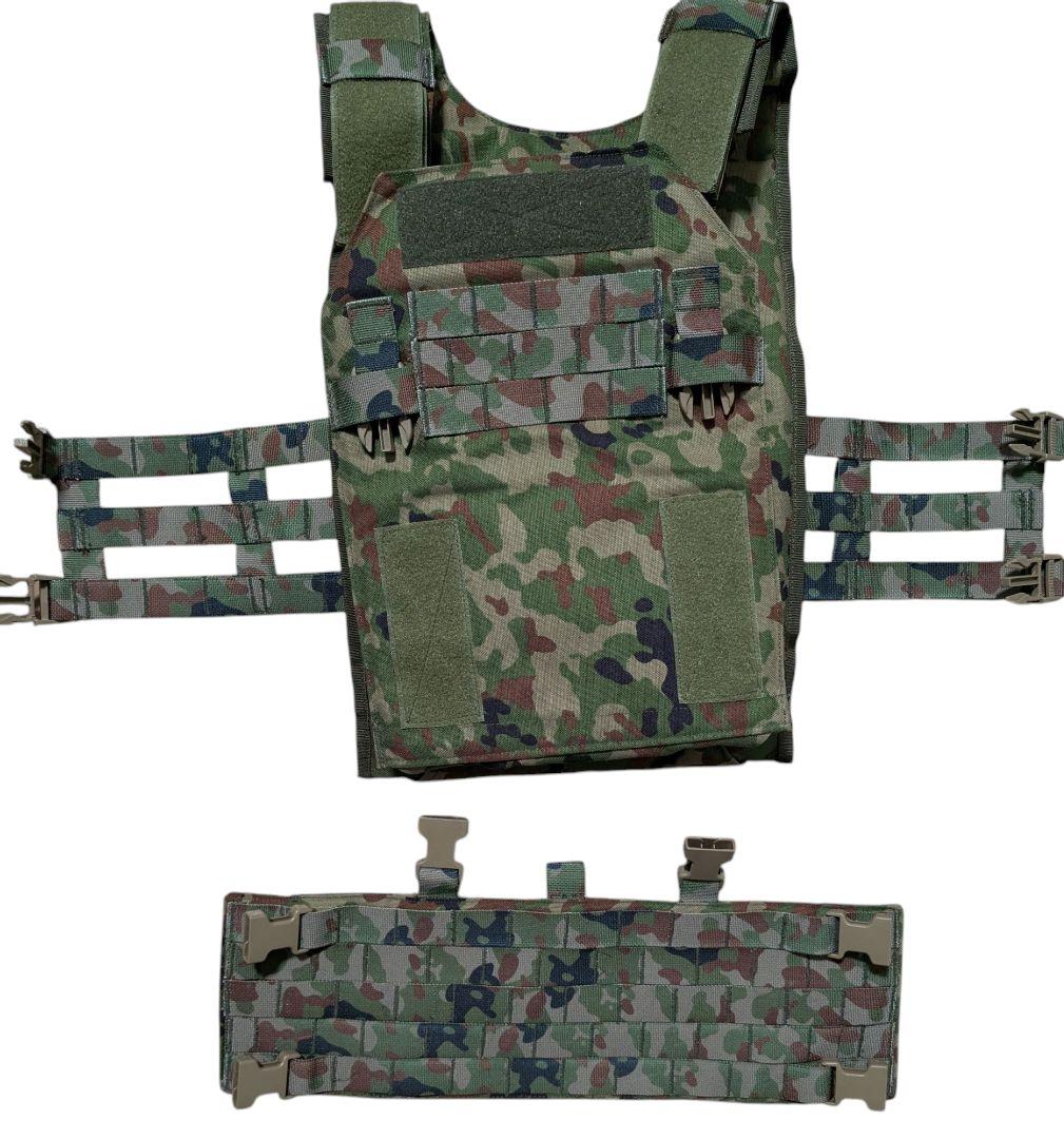 陸自 18式防弾ベスト プレキャリ プレートキャリア 陸上自衛隊迷彩 3型
