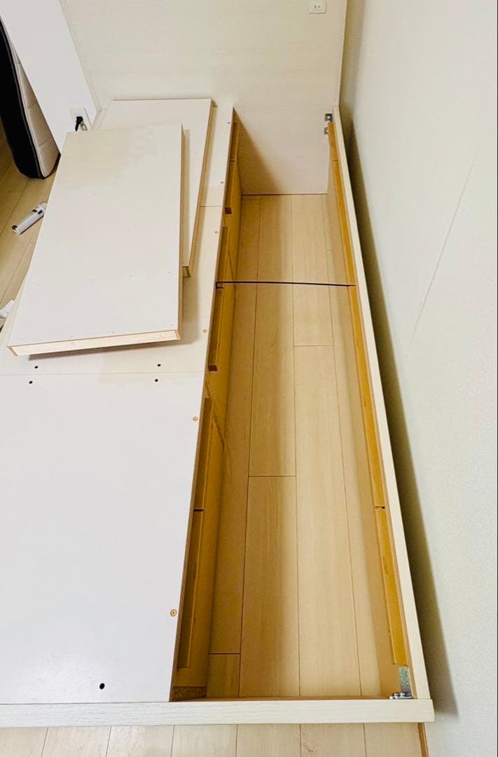 鮎【引取り限定（東京都板橋区）】ニトリ 大容量収納ベッド