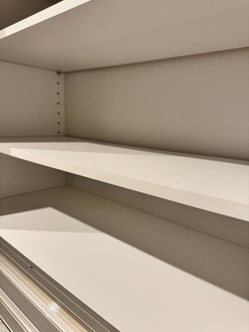 美品2/20まで❕キッチンボード　カップボード　食器棚リガーレ　幅140cm 白