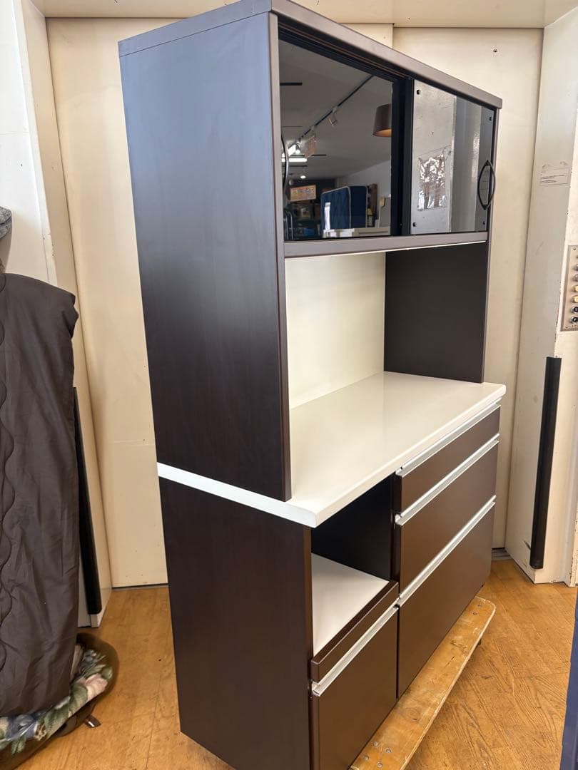 M131 レンジボード 松田家具製　上下分割可能！ 幅1180mm