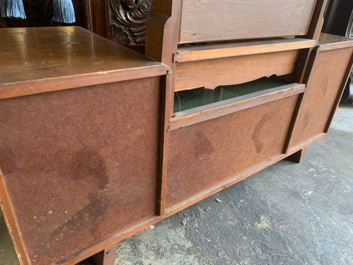 昭和　アンティーク　レトロ　ドレッサー　鏡台　姿見　ミラー　化粧台