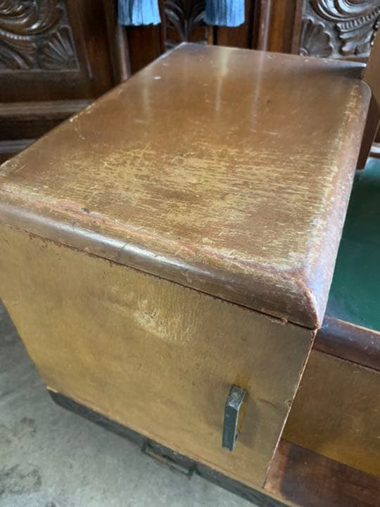 昭和　アンティーク　レトロ　ドレッサー　鏡台　姿見　ミラー　化粧台