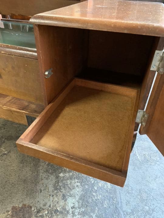 昭和　アンティーク　レトロ　ドレッサー　鏡台　姿見　ミラー　化粧台