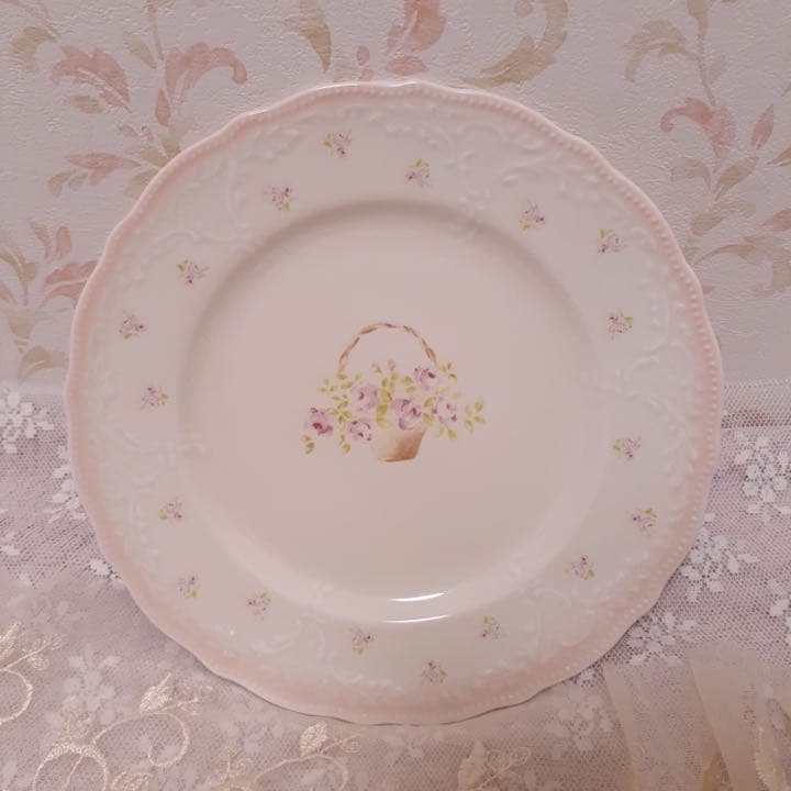 * イマン ローズバスケット* ケーキ皿6枚セット