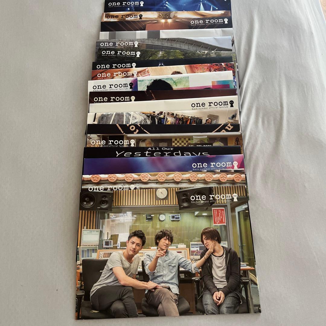 back numberファンクラブ one room 会報誌 #6、18〜23 - メルカリ