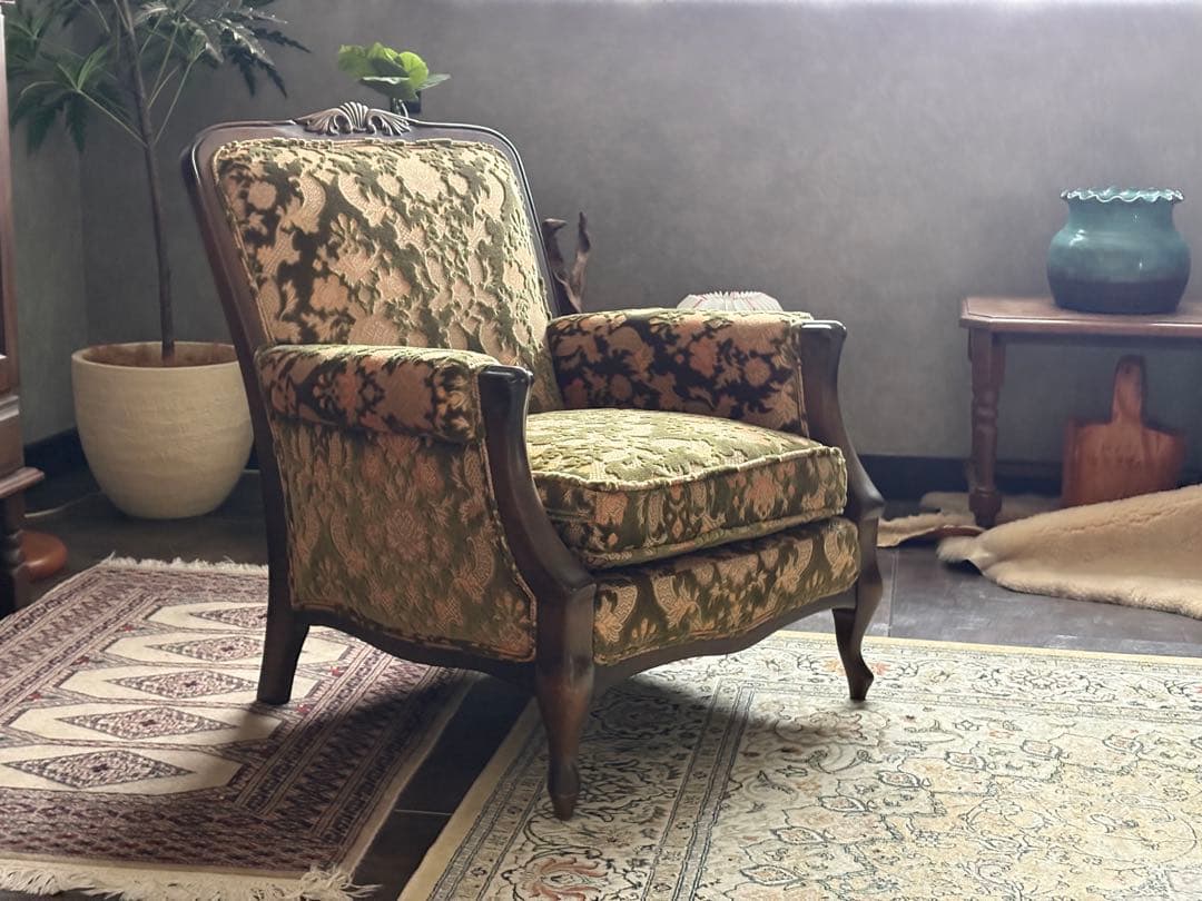 ②マルニ maruni アームソファ クラシック 金華山織 猫脚 ソファ SZ