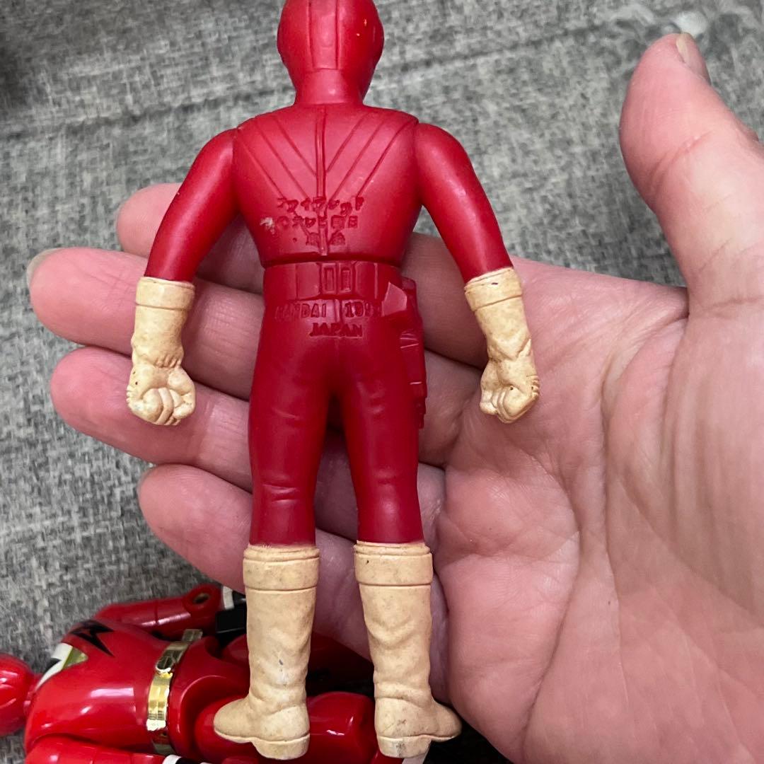 ウルトラマンタロウ ファイブレッド ニンジャレッド オーレンジャーロボ ソフビ