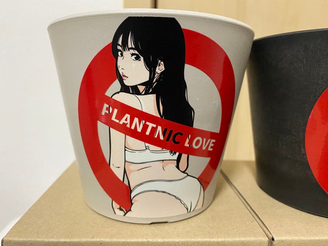backsideworks PLANTNIC LOVE4 アート鉢セット