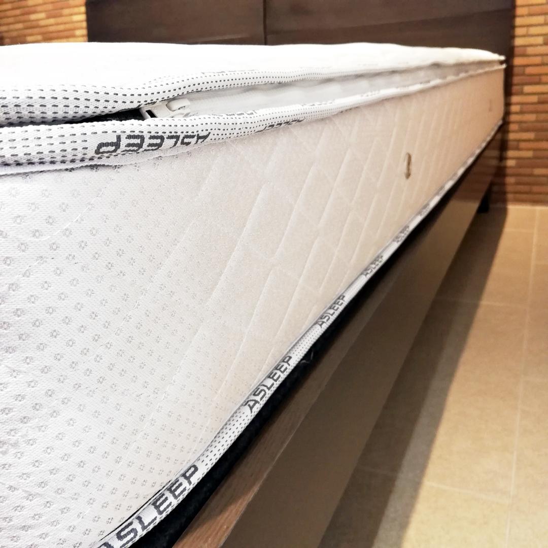 ◇美品　ASLEEP フレーム＋マットレス　セミシングル２台