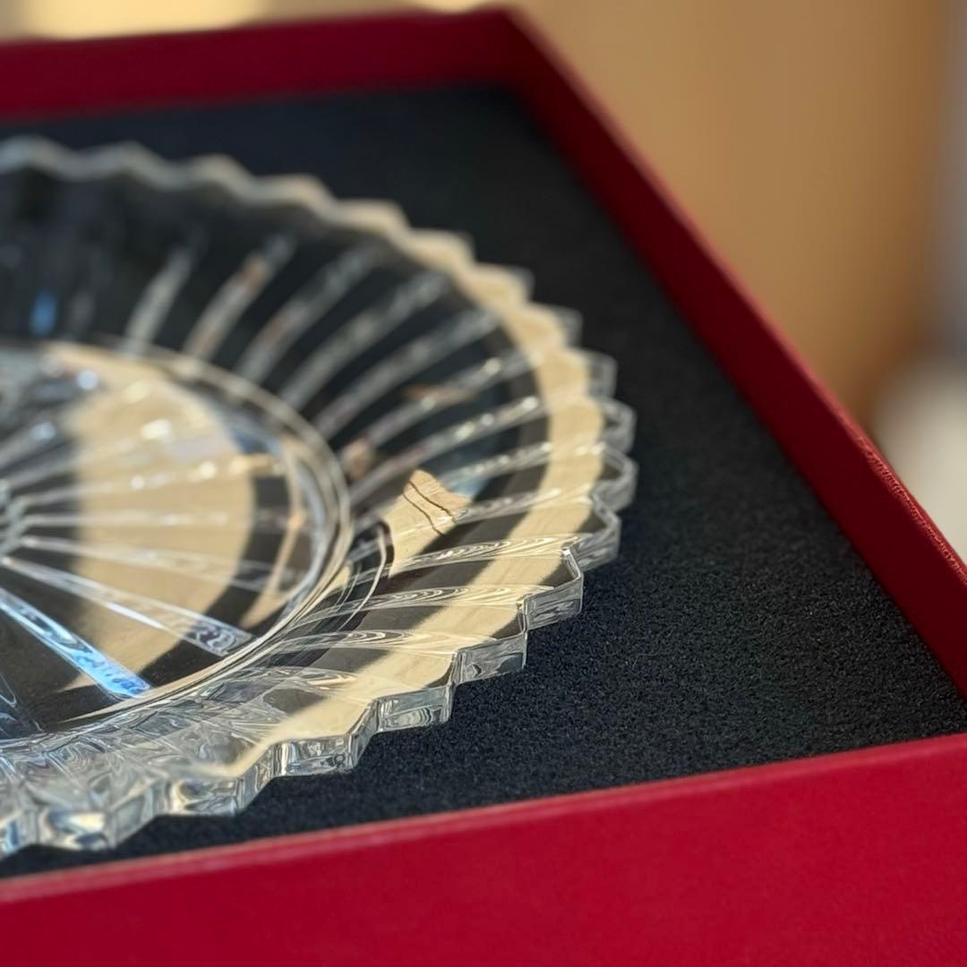 [最安値]Baccarat クリスタル皿 バカラ ミルニュイ 21cm専用箱付き