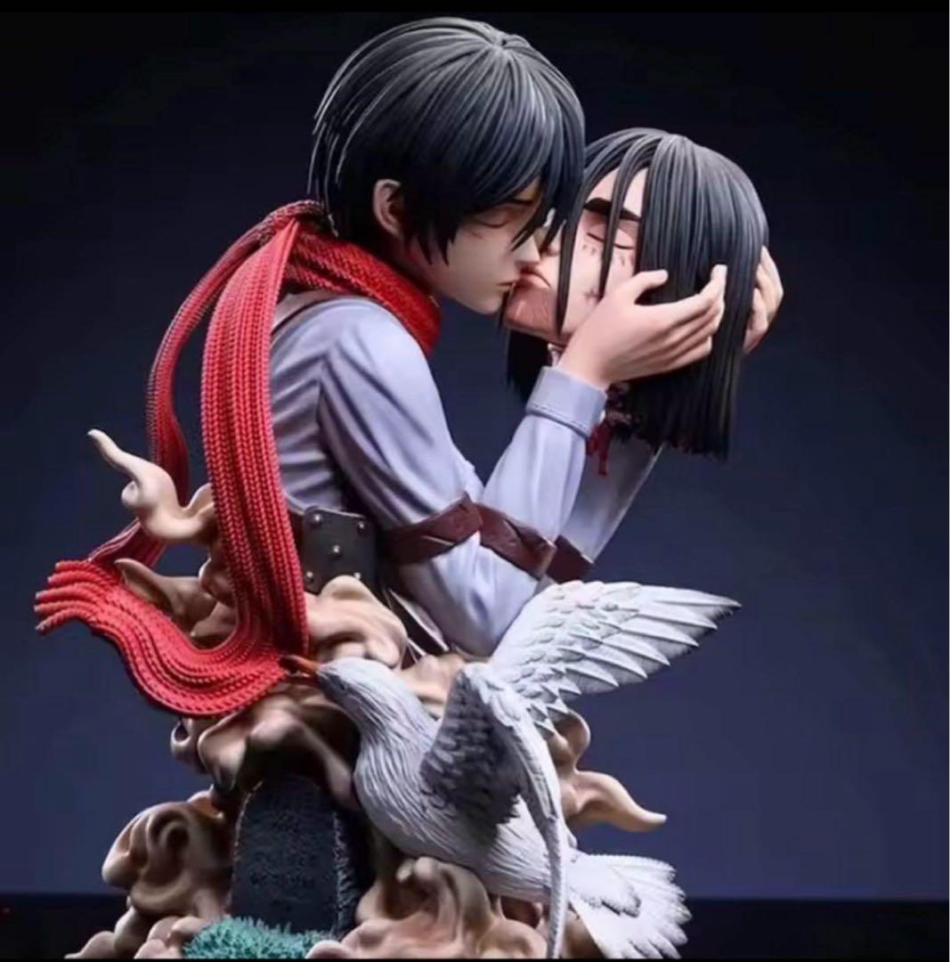 進撃の巨人 エレン ミカサ ガレージキット フィギュア - メルカリ