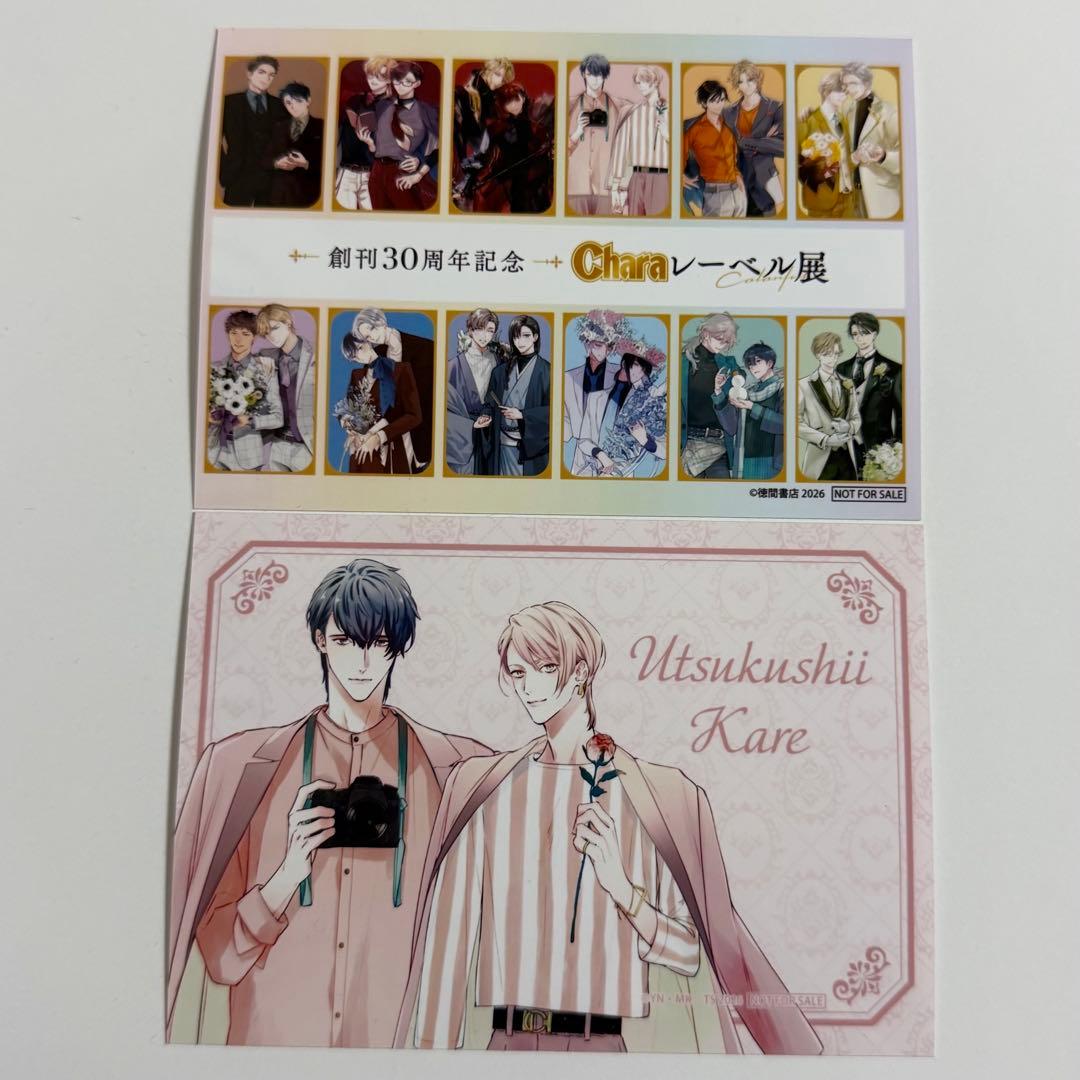 Charaレーベル展 特典ブロマイド 美しい彼 - メルカリ