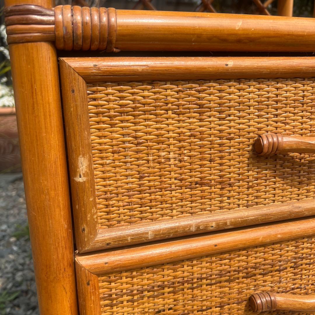 2 THE BEACH STORE 様 籐家具 ラタン 飾り棚 エスニック